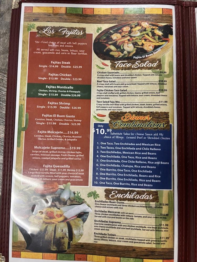 El Buen Gusto Menu image 3